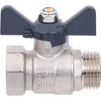 Шаровой кран AQUALINK вн-нар 3/4 B бабочка 1159