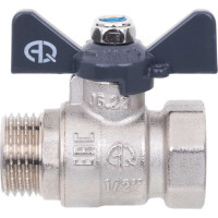 Шаровой кран AQUALINK вн-нар 3/4 B бабочка 1159