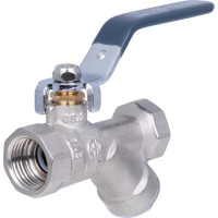 Шаровой кран AQUALINK вн-вн 1 Vs с фильтром ручка 2065