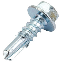 Саморез ZAMETAL 3,9х13 со сверлом и шестигранн. головкой, DIN 7504K, оц., 1000 шт ZA081320