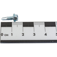 Саморез ZAMETAL 3,9х13 со сверлом и шестигранн. головкой, DIN 7504K, оц., 1000 шт ZA081320