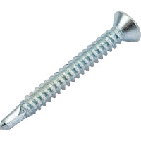 Саморез ZAMETAL 4,2х38 со сверлом и потайной головкой, DIN 7504Р, оц., 500 шт ZA082280