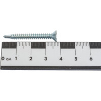 Саморез ZAMETAL 4,2х38 со сверлом и потайной головкой, DIN 7504Р, оц., 500 шт ZA082280