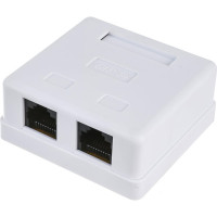 Компьютерная розетка Netlink FD-6166 2хRJ-45 8р-8с 5 кат 00000000425