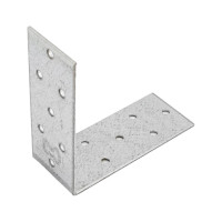 Перфорированный уголок ALBERTS оцинкованный, 100x100x40х2 мм 353216
