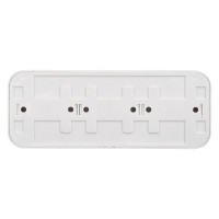 Розетка Bylectrica 3-местная ОУ с заз.конт. со шторкой, серия ПРАЛЕСКА, белый, РА16-276