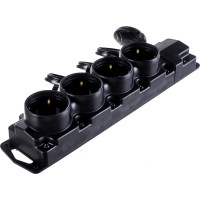 Штепсельная переносная розетка Bylectrica 4-местная IP44, Р16-467