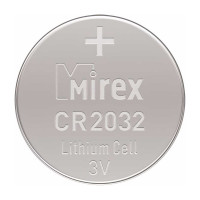 Батарея Mirex, литиевая CR2032 3V 4 шт ecopack 23702-CR2032-E4