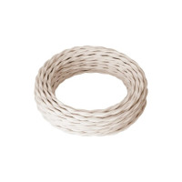 Силовой кабель Retro Electro ретро, 3х2,5, слоновая кость, длина бухты 20 2254739