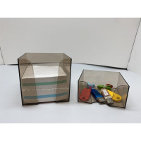 Пластбокс для бумажного блока ОСКОЛПЛАСТ 9х9х5 см, прозрачный 995-03