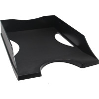 Горизонтальный лоток ОСКОЛПЛАСТ Лайт ЭКО черный 521-02