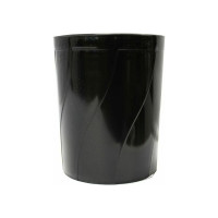 Стакан для пишущих принадлежностей ОСКОЛПЛАСТ Кватро ЭКО черный 302-02