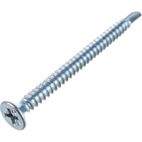 Саморез ZAMETAL 4,8x60 со сверлом и потайной головкой, DIN7504Р, оц., 200 шт ZA082396