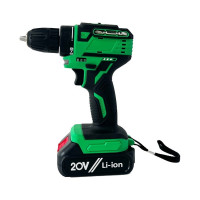 Аккумуляторная бесщеточная дрель-шуруповерт Zitrek Greenpower 20 Pro (20В, Li-ion аккум. 2шт, ЗУ, кейс, бита) 063-4061