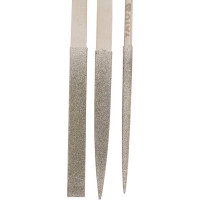 Алмазные надфили в наборе YATO 3x140x50мм, 3пр YT-6143