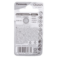 Батарейка Panasonic Power Cells CR2025 B2 УТ-00000237