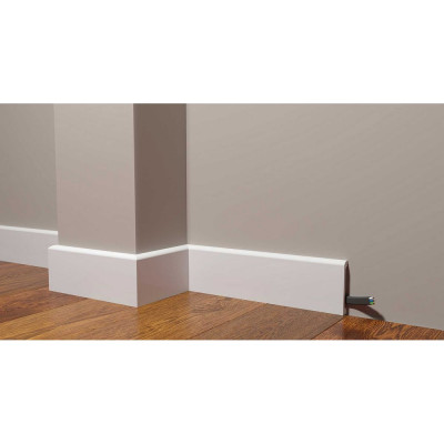 Напольный плинтус Decor-Dizayn ударопрочный влагостойкий под покраску 80Х13Х2000 мм DD706