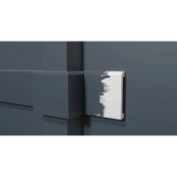 Напольный плинтус Decor-Dizayn ударопрочный влагостойкий под покраску 80Х13Х2000 мм DD706