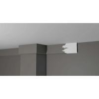 Напольный плинтус Decor-Dizayn ударопрочный влагостойкий под покраску 80Х13Х2000 мм DD706