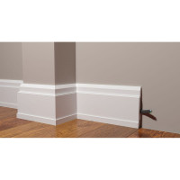 Напольный плинтус Decor-Dizayn ударопрочный влагостойкий под покраску 150Х22Х2000 мм DD702