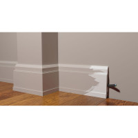 Напольный плинтус Decor-Dizayn ударопрочный влагостойкий под покраску 150Х22Х2000 мм DD702