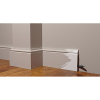 Напольный плинтус Decor-Dizayn ударопрочный влагостойкий под покраску 138Х20Х2000 мм DD31