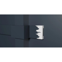 Напольный плинтус Decor-Dizayn ударопрочный влагостойкий под покраску 65Х15Х2000 мм DD33