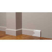 Напольный плинтус Decor-Dizayn ударопрочный влагостойкий под покраску 82Х13Х2000 мм DD47