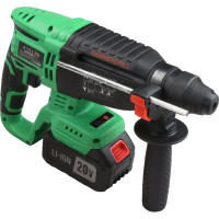 Перфоратор аккумуляторный бесщеточный Zitrek Destroyer Pro (20В, Li-Ion аккумулятор 4 Ач - 2шт, ЗУ, кейс) 063-4063