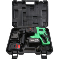 Перфоратор аккумуляторный бесщеточный Zitrek Destroyer Pro (20В, Li-Ion аккумулятор 4 Ач - 2шт, ЗУ, кейс) 063-4063