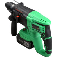 Перфоратор аккумуляторный бесщеточный Zitrek Destroyer Pro (20В, Li-Ion аккумулятор 4 Ач - 2шт, ЗУ, кейс) 063-4063