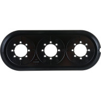 Рамка 3-местная Bylectrica, серия РЕТРО ЮЛИГ.735212.472, черный