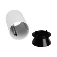 Светильник JazzwayPDL-R 14080 под лампу GU10 IP20 230В ДПО накладной WH/BL 5031340