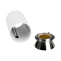 Светильник JazzwayPDL-R 14080 под лампу GU10 IP20 230В ДПО накладной WH/GL 5031388