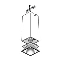 Светильник JazzwayPDL-S 14074 под лампу GU10 IP20 230В ДПО накладной BL/WH 5031463