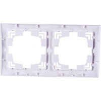 2-местная рамка Bylectrica серия УЮТ, без декоративной вставки, белый ЮЛИГ.735212.280
