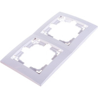 2-местная рамка Bylectrica серия УЮТ, без декоративной вставки, белый ЮЛИГ.735212.280