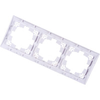 3-местная рамка Bylectrica серия УЮТ, без декоративной вставки, белый ЮЛИГ.735212.281