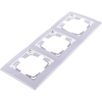 3-местная рамка Bylectrica серия УЮТ, без декоративной вставки, белый ЮЛИГ.735212.281