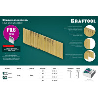 Шпильки для нейлера KRAFTOOL тип 23GA (P0.6) 30мм, 10 000 шт, 31786-30