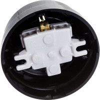 Розетка Bylectrica РА16-0202 1-местная с заз. контакт. 16А ОУ, серия РЕТРО, черный