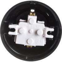 Розетка Bylectrica РА16-0202 1-местная с заз. контакт. 16А ОУ, серия РЕТРО, черный