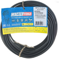 Кабель Мастер Тока ВВГбм-ПнгA-LS, 2x1.5, черный, 10м МТ0253