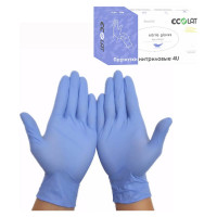 Нитриловые перчатки EcoLat 4U, 100 шт./уп. размер XL, 3037/XL