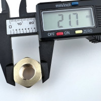 Футорка Профитт латунная, НР 1/2" х ВР 1/4" 3170420