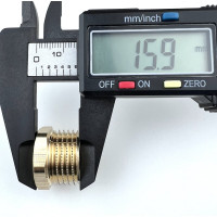 Футорка Профитт латунная, НР 1/2" х ВР 1/4" 3170420