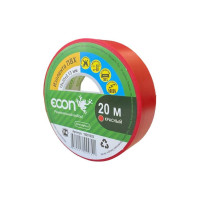 Изолента ECON 19/20/0,13, красный 19201303