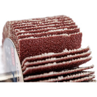 Круг шлифовальный лепестковый радиальный (40x20 мм; хвостовик 6 мм; P150) HOEGERT TECHNIK HT8D006