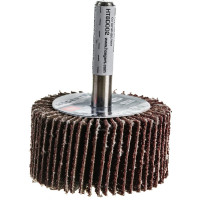 Круг шлифовальный лепестковый радиальный (40x20 мм; хвостовик 6 мм; P60) HOEGERT TECHNIK HT8D002