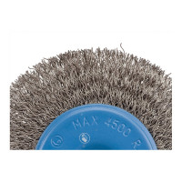 Корщетка дисковая (100 мм; стальная проволока) для дрели Hogert Technik HT7D713